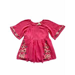 NWT Peek Embroidered Boho Dress Size 18-24m